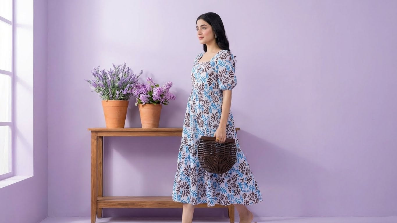 Florian White Floral Tiered Maxi Dress for Women