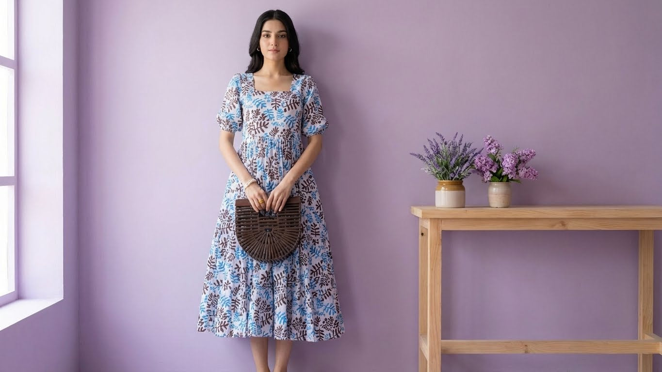 Florian White Floral Tiered Maxi Dress for Women