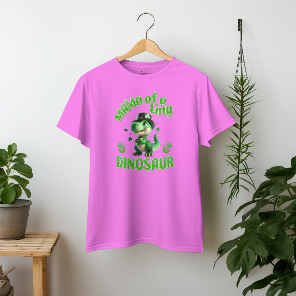 Red Cotton T-Shirt – Mama of a Tiny Dinosaur